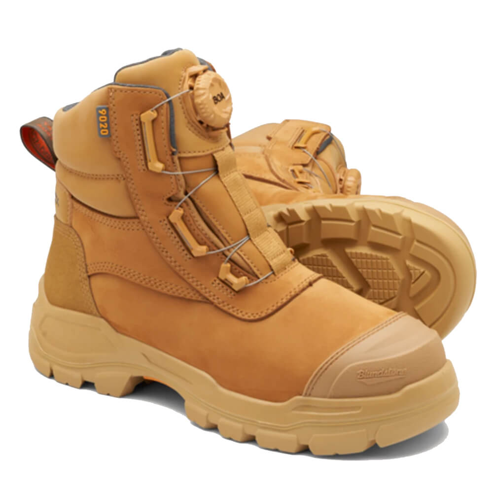 Blundstone Rotoflex BOA 9020 High Steel Cap Boots Wheat