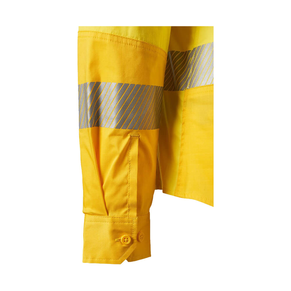 FXD LSH2WT Womens Hi-Vis Taped Shirt Yellow Sleeve