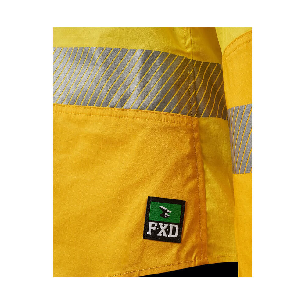 FXD LSH2WT Womens Hi-Vis Taped Shirt Yellow Logo