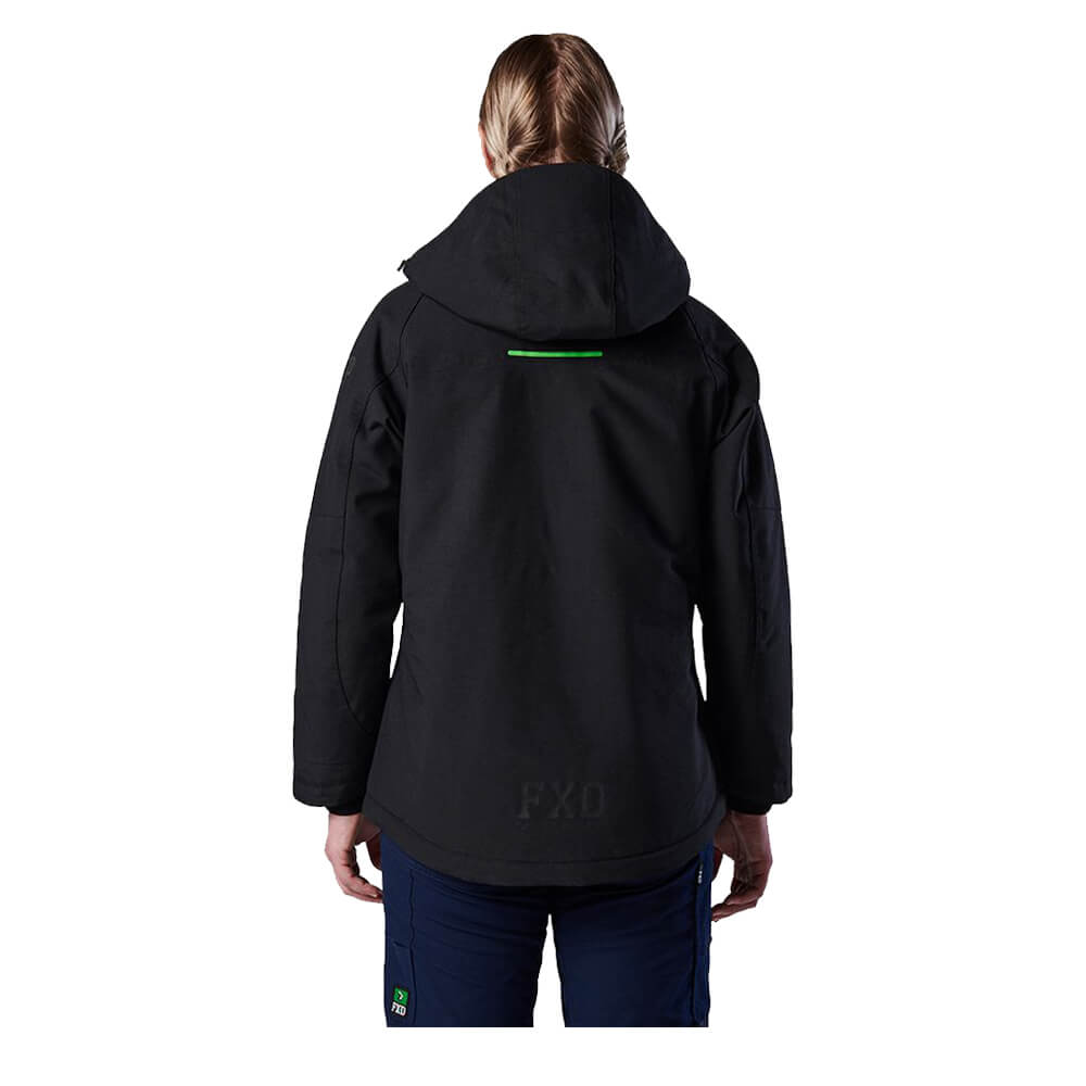 FXD WO1W Ladies Waterproof Jacket Back