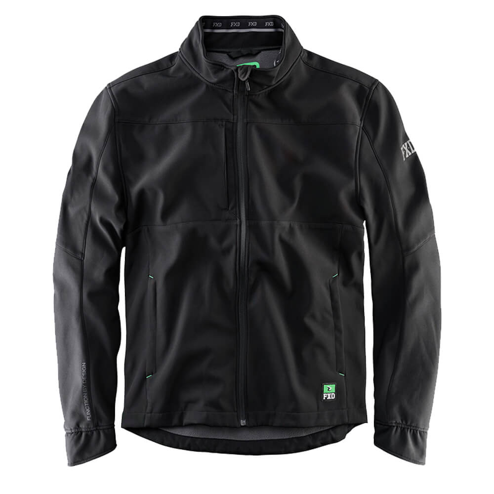 FXD WO3 Softshell Jacket Black Front