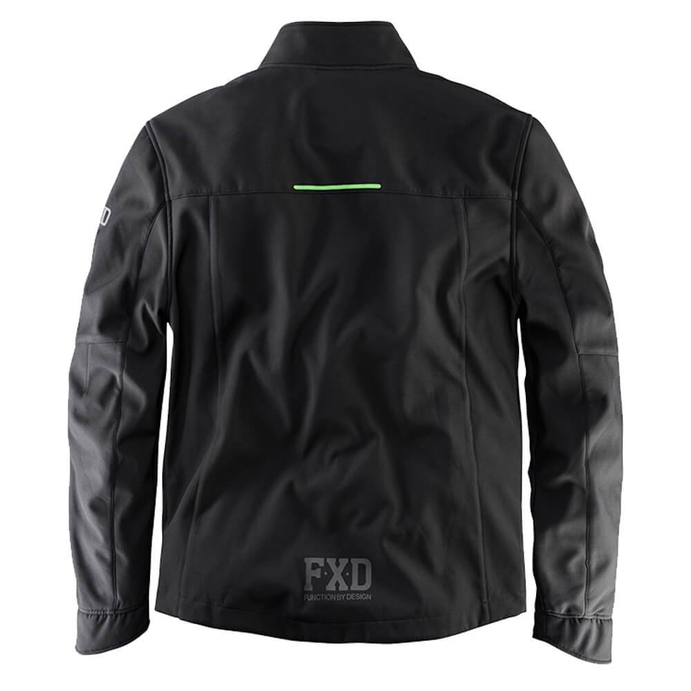 FXD WO3 Softshell Jacket Black Back