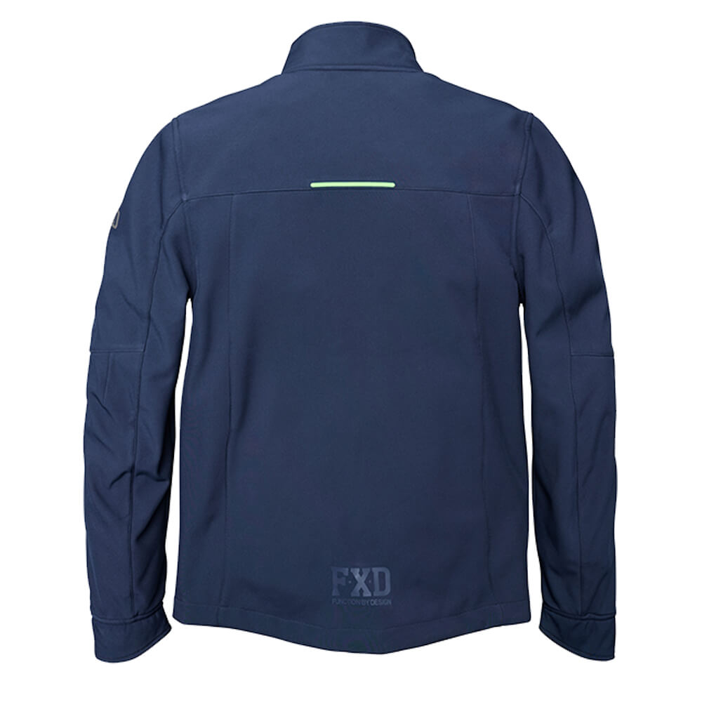 FXD WO3 Softshell Jacket Navy Back