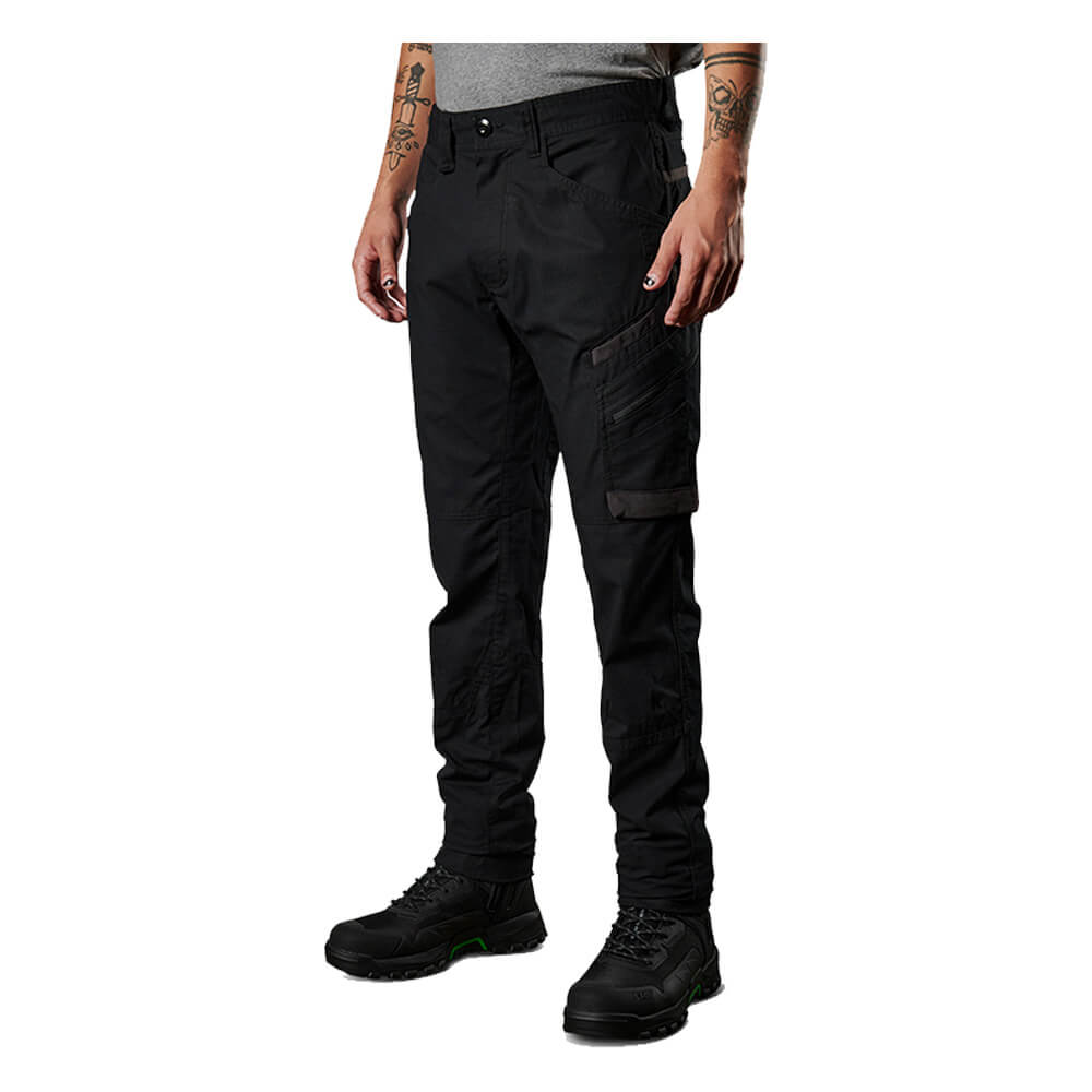FXD WP11 Cuffed Work Pants Black LHS
