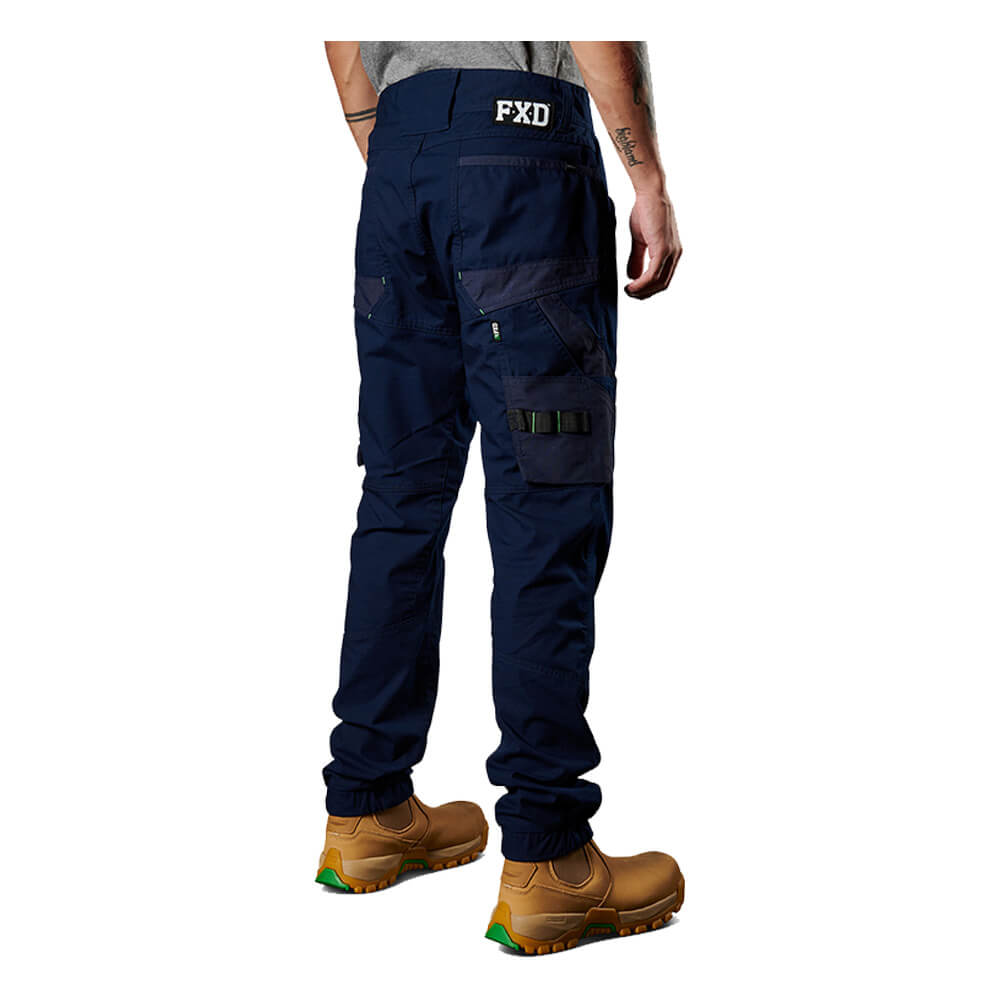 FXD WP11 Cuffed Work Pants Navy Back RHS