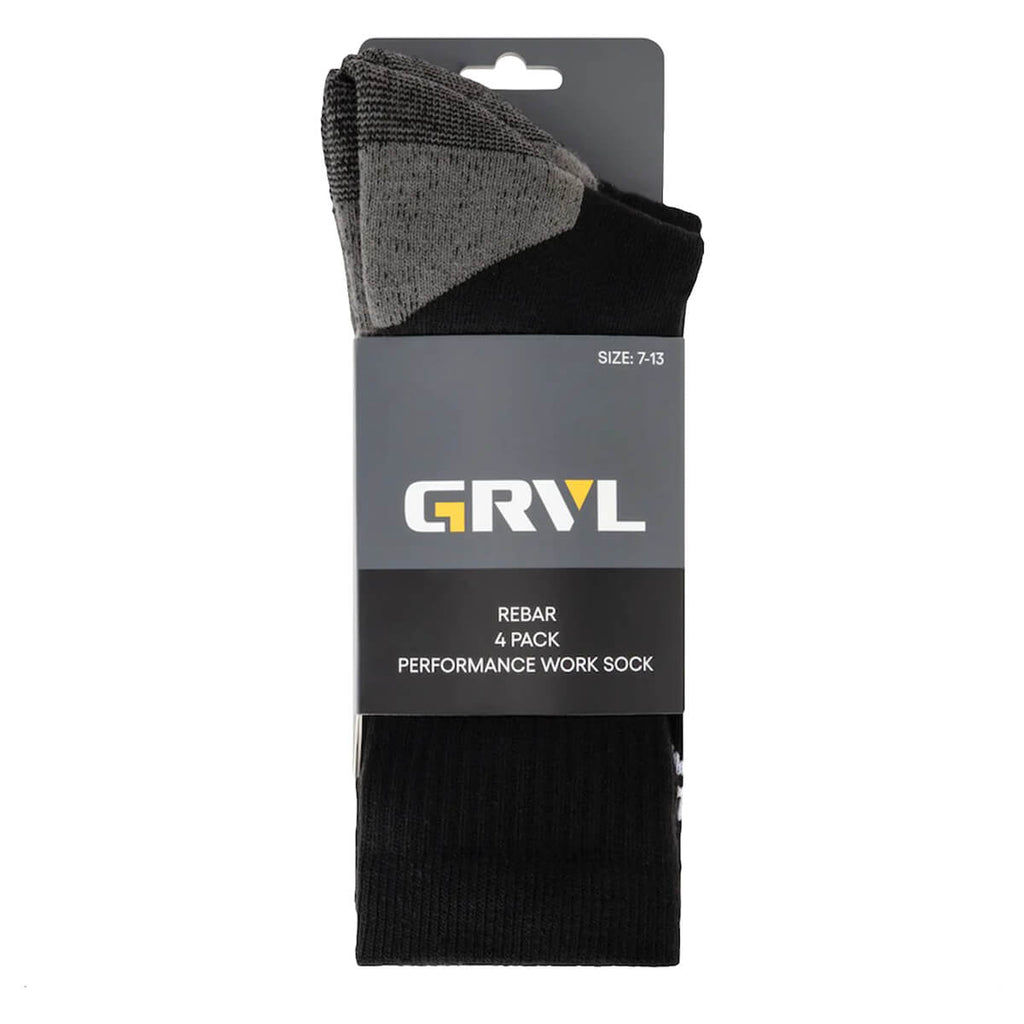 GRVL Rebar Sorbtek Socks Packaging Front