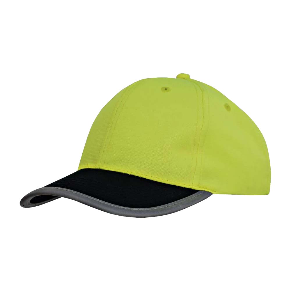 Headwear 3021 2 Tone Luminescent Safety Cap Yellow