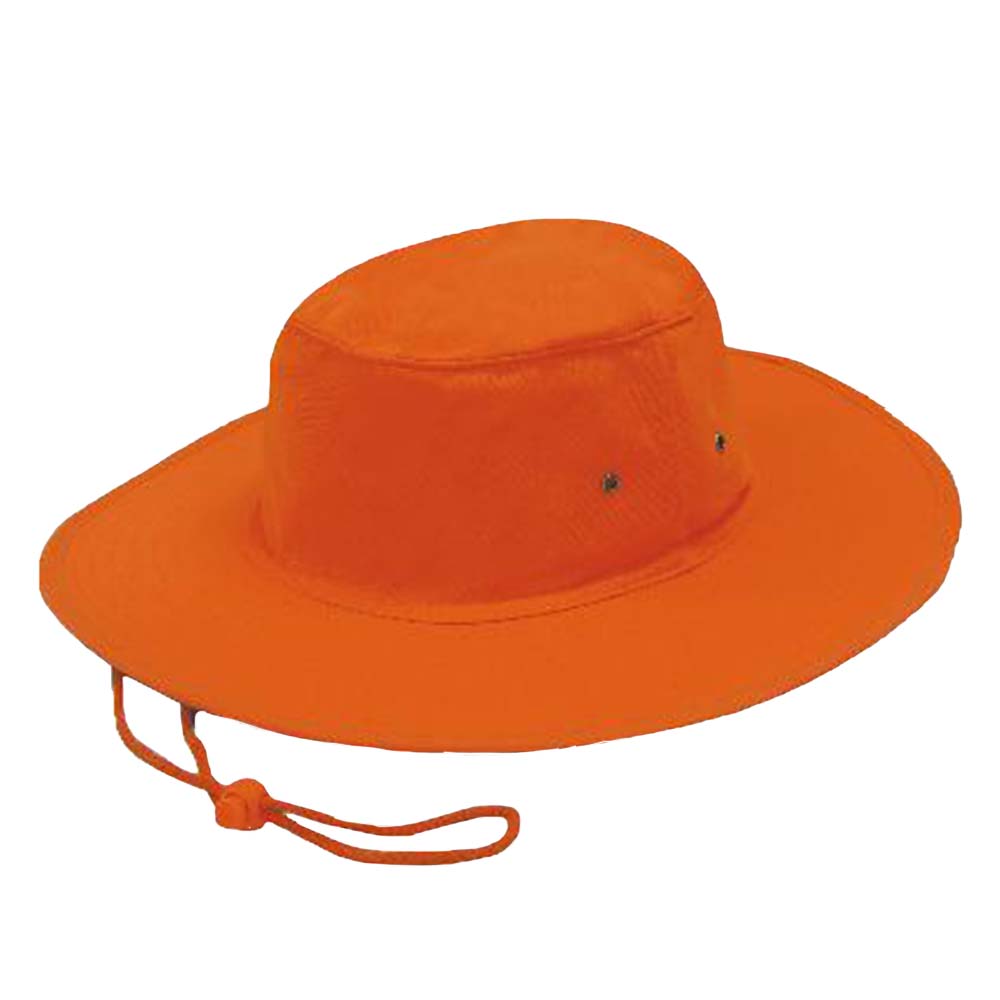 Headwear 3024 Luminescent Safety Hat With Toggle Orange