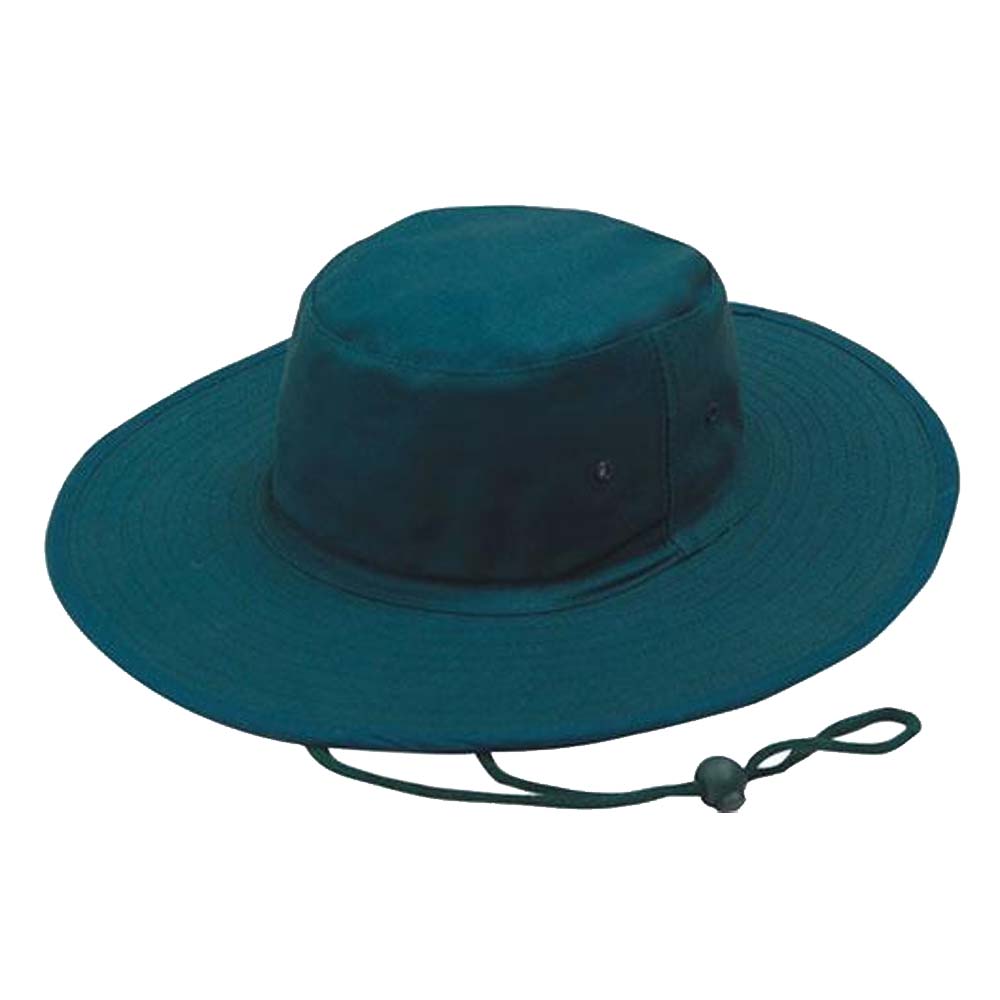 Headwear 3791 Canvas Cricket Hat With Toggle Bottle Green