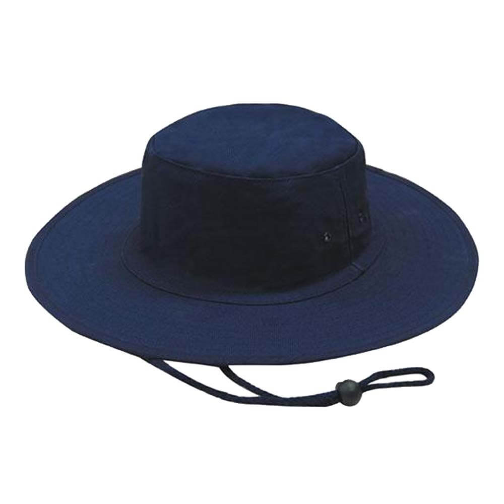 Headwear 3791 Canvas Cricket Hat With Toggle navy