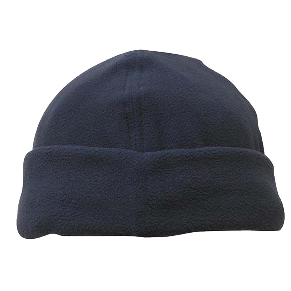 Headwear 4235 Micro Fleece Beanie Navy