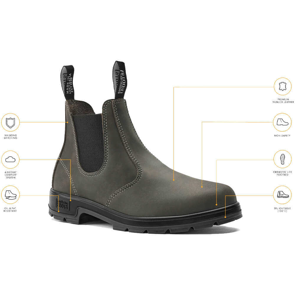 Mongrel K91085 - Cloudy Grey K9 Elastic Sided Boot View Details