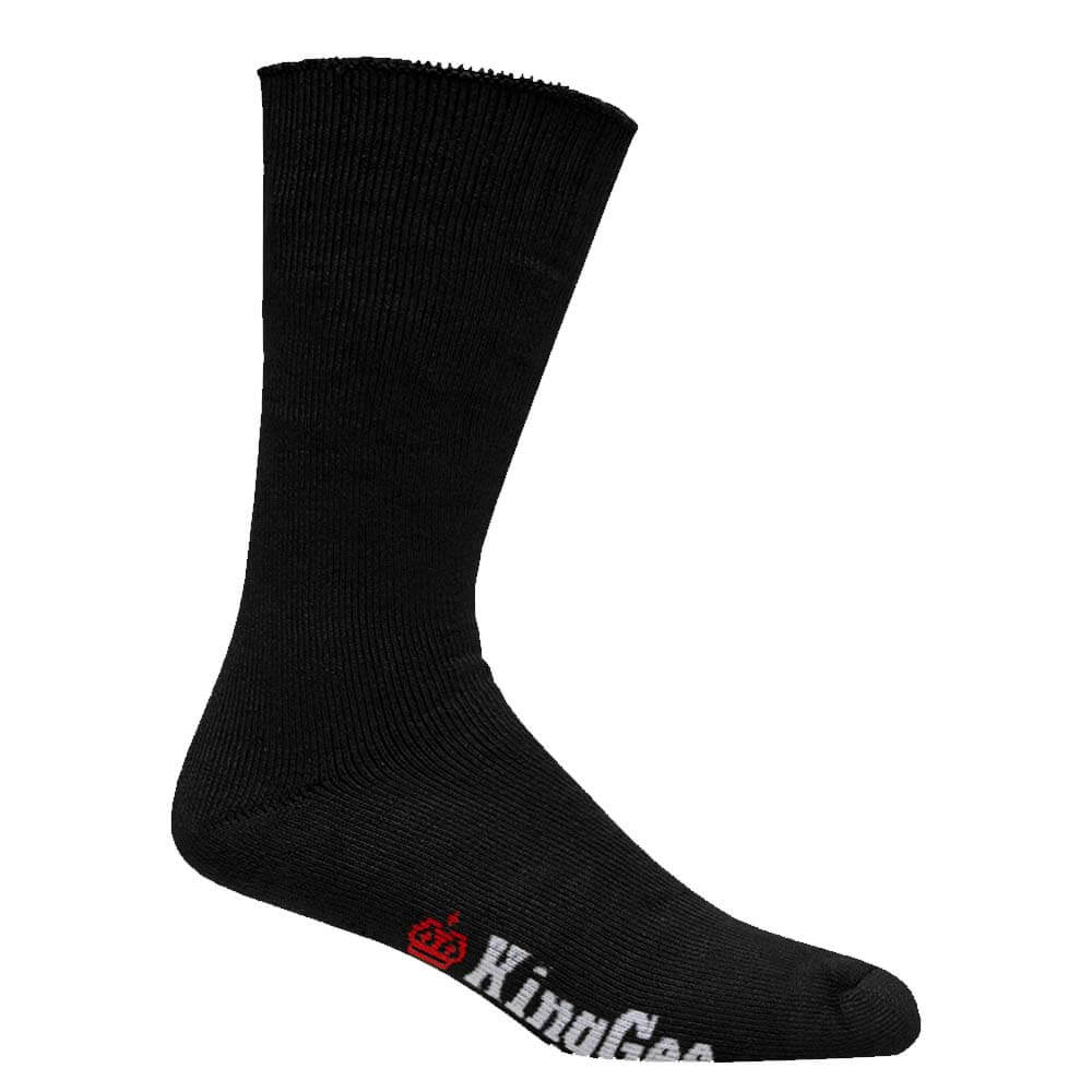 King Gee K09271 3 Pack Bamboo Socks Mixed Colours Black