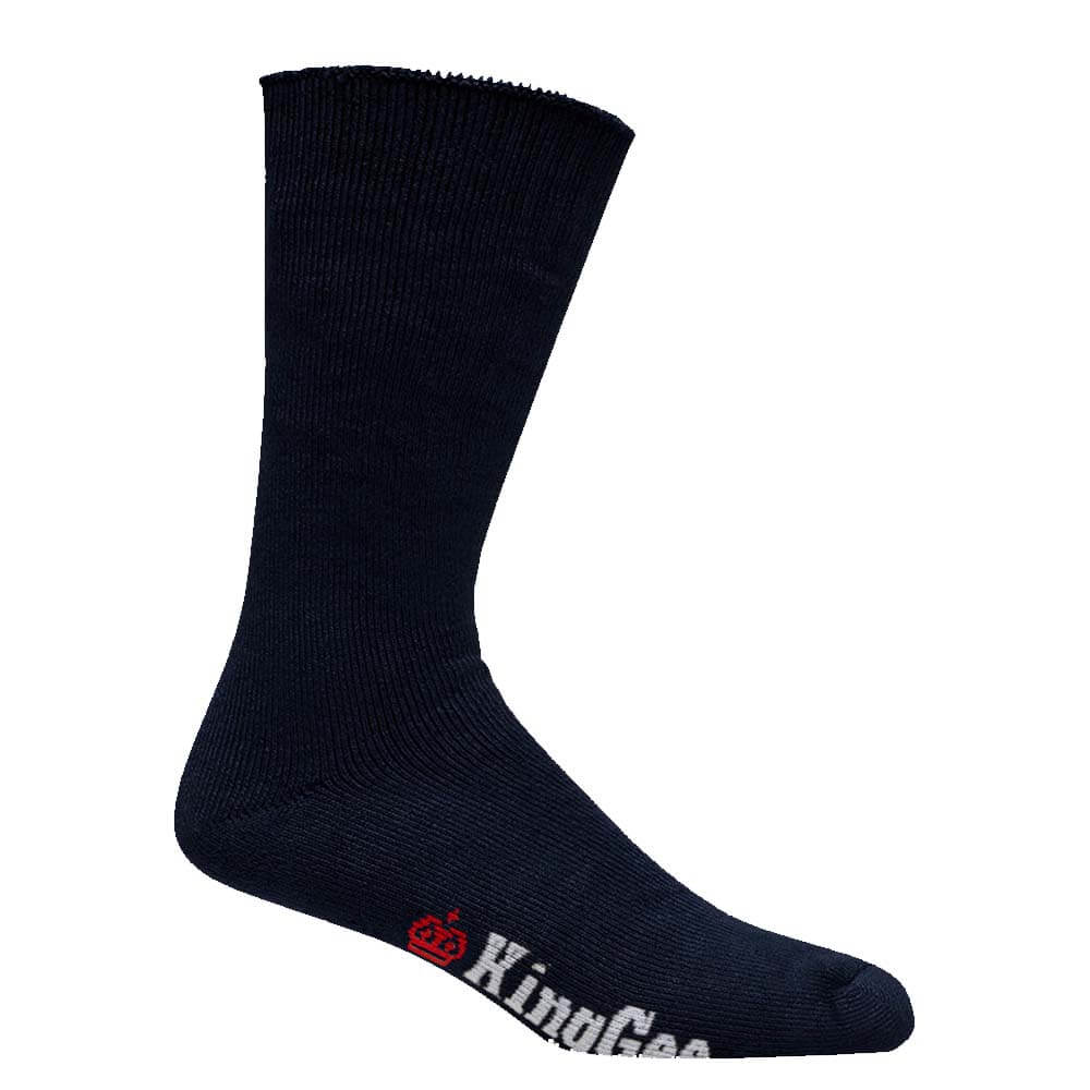 King Gee K09271 3 Pack Bamboo Socks Mixed Colours Navy