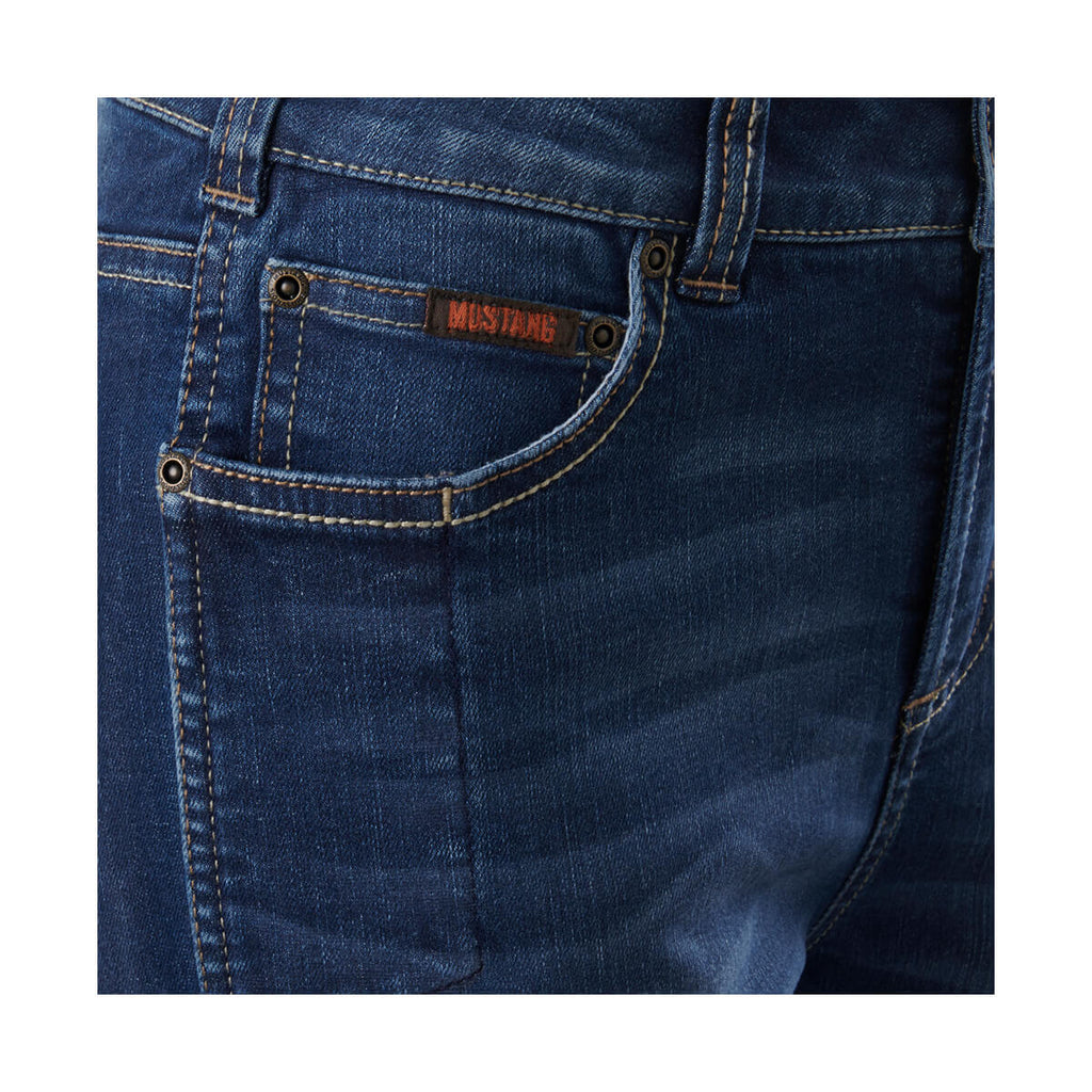 Mustang Signature Y08107 Womens Bootcut Jeans Pocket Logo