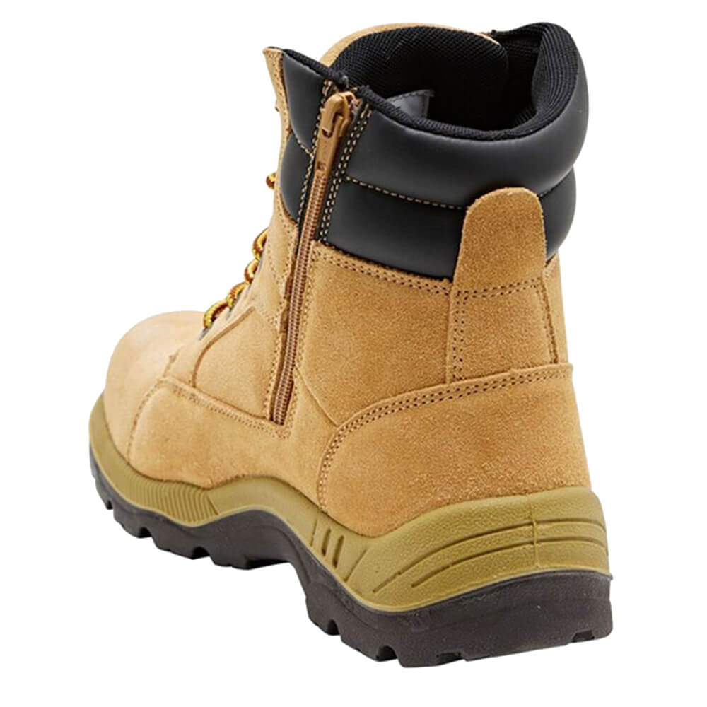 Munka Girder Zip Side Safety Boots Wheat View 3