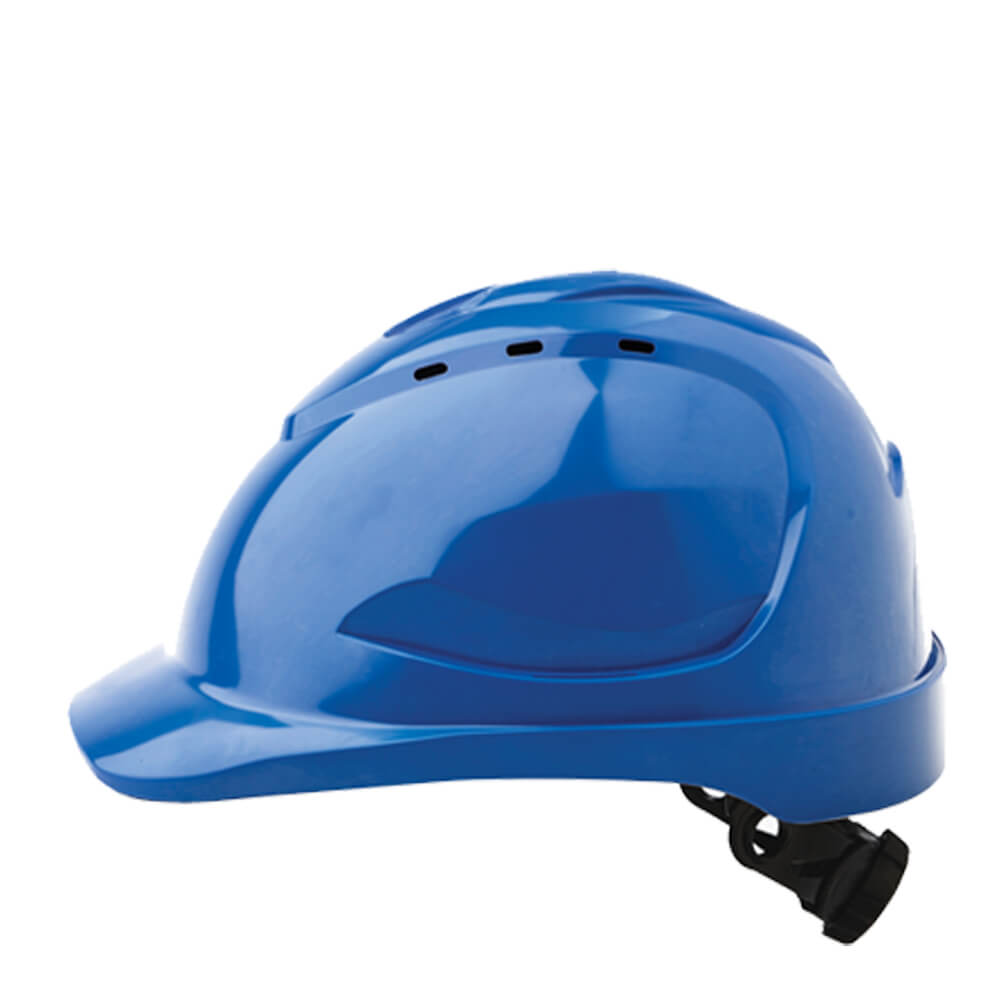 Pro Choice HHV9R Vented Hard Hat with Ratchet Harness Blue