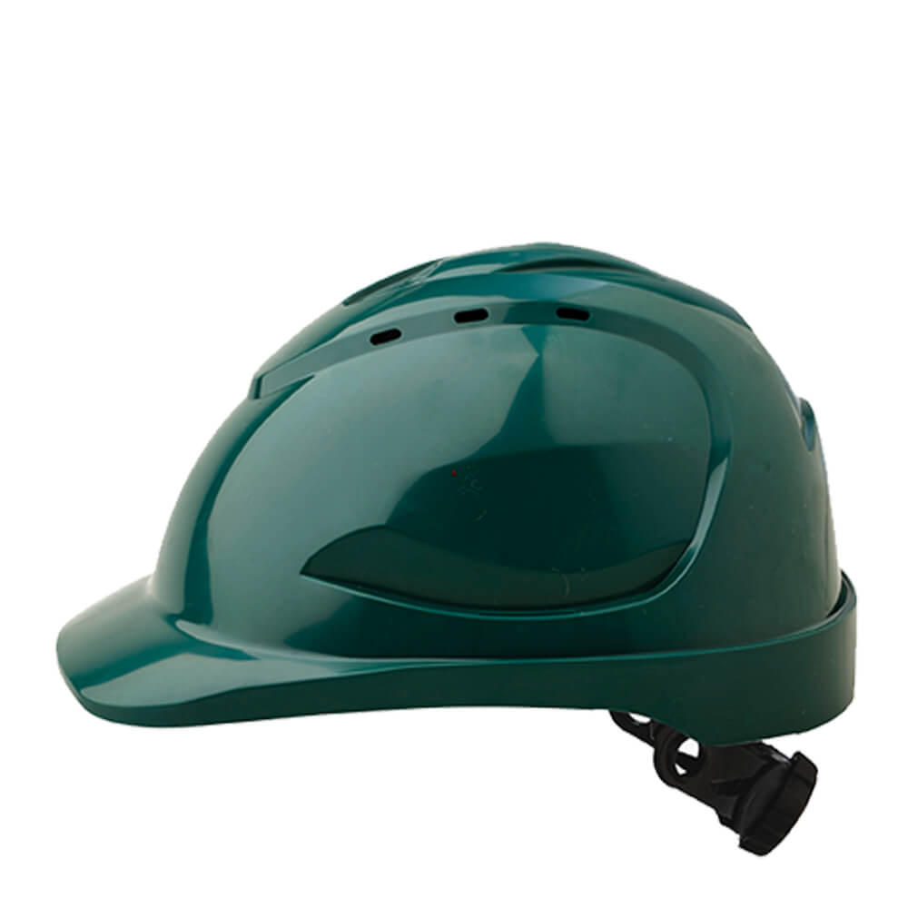 Pro Choice HHV9R Vented Hard Hat with Ratchet Harness Green