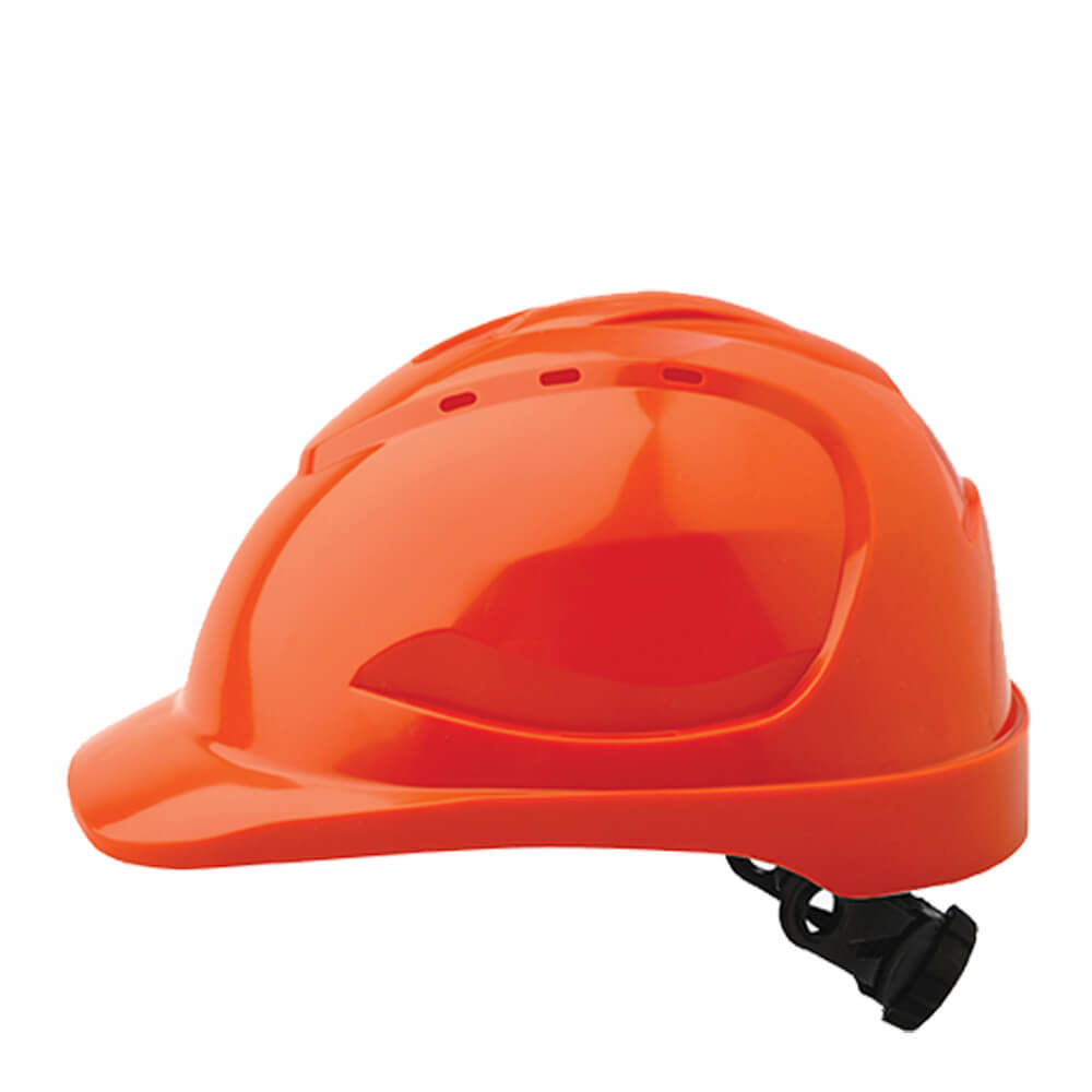 Pro Choice HHV9R Vented Hard Hat with Ratchet Harness Orange