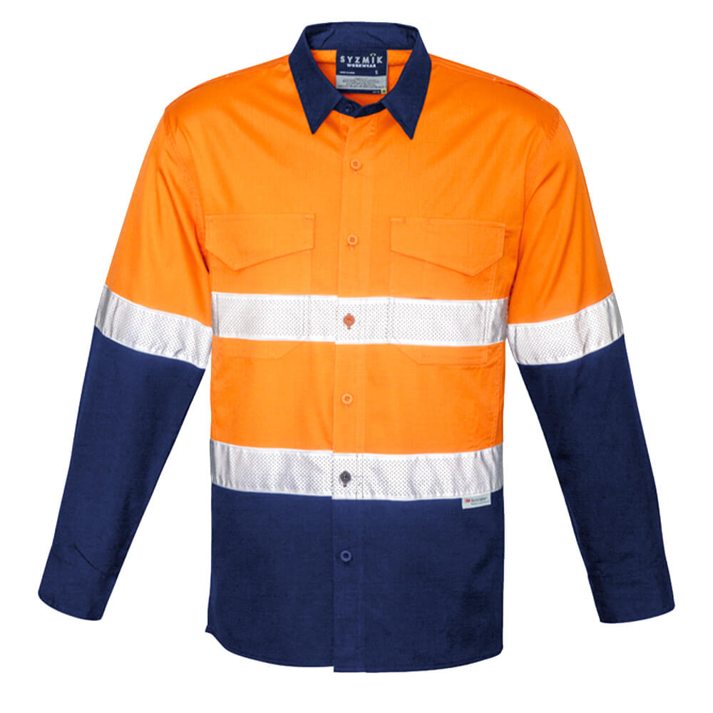 Syzmik ZW129 Orange_Navy Front