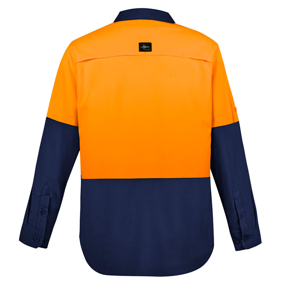 Syzmik ZW468 Orange_Navy Back