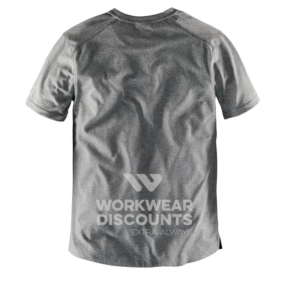 FXD WT3 Silvadur Antimicrobial Tech Tee Grey back